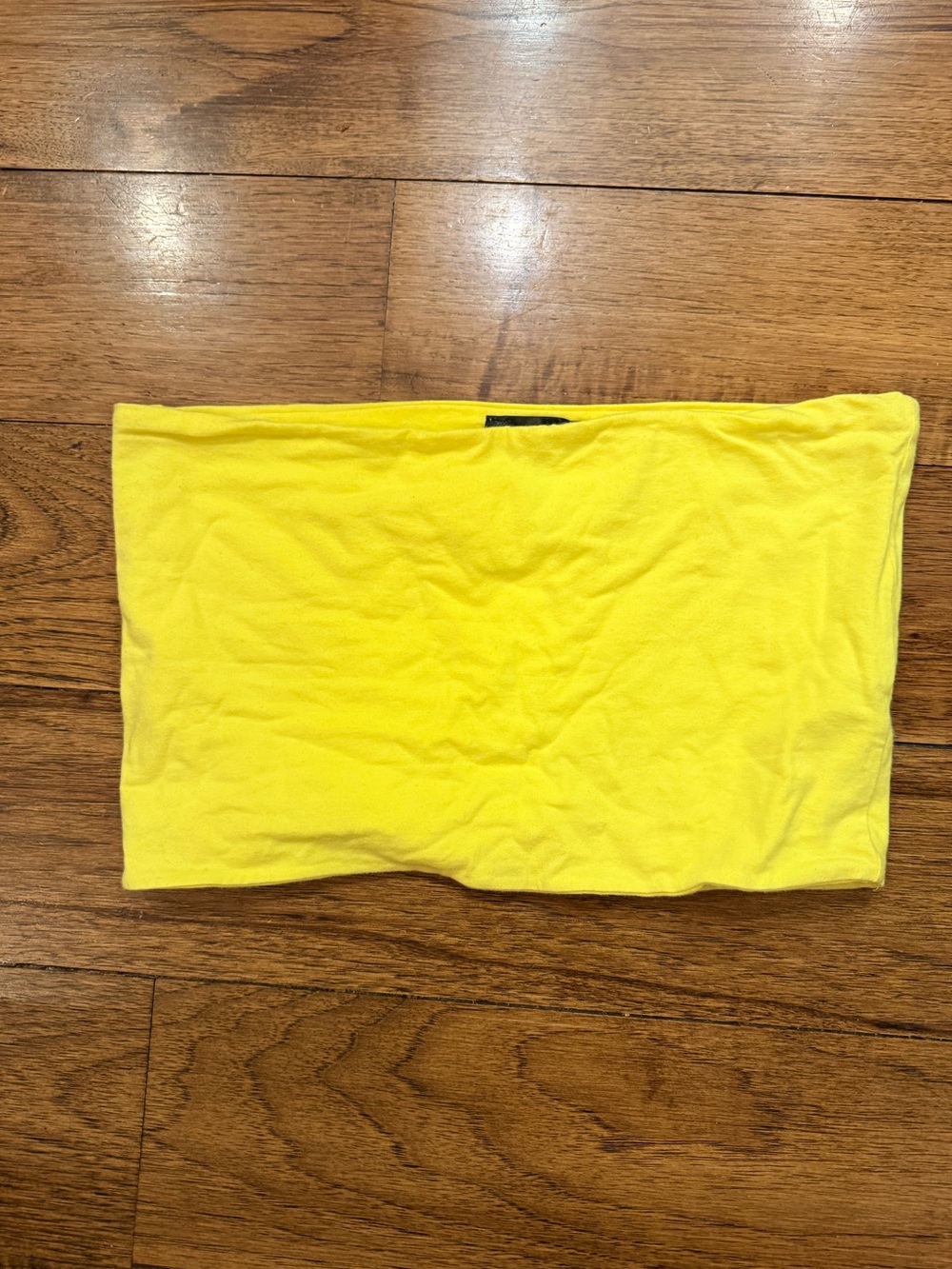 TopShop Yellow Tube Top